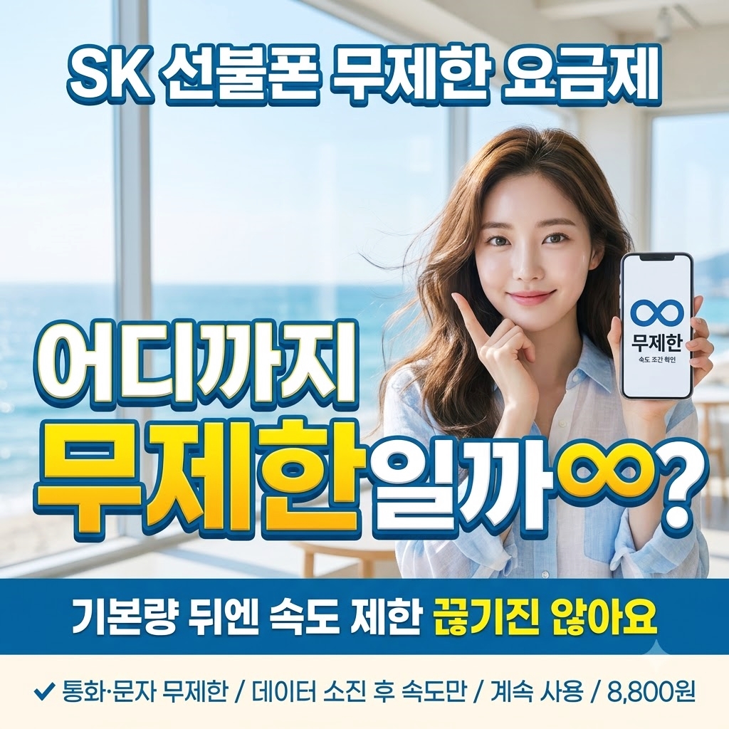 SK 선불폰 무제한 요금제